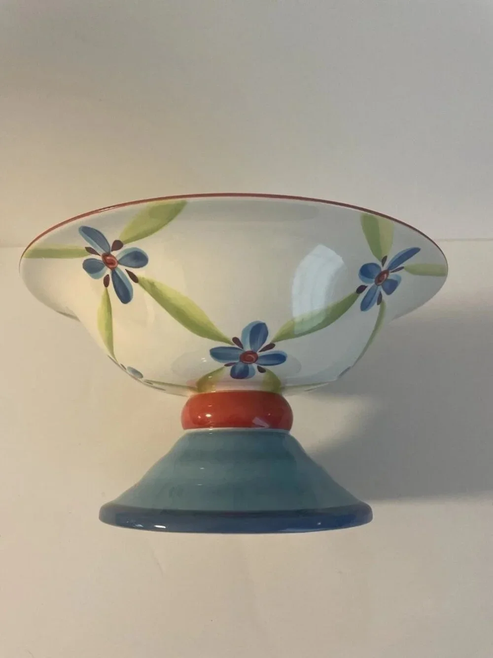 Southern Living at Home Gail Pittman VERANDA Pedestal Compote Serving Bowl EUC